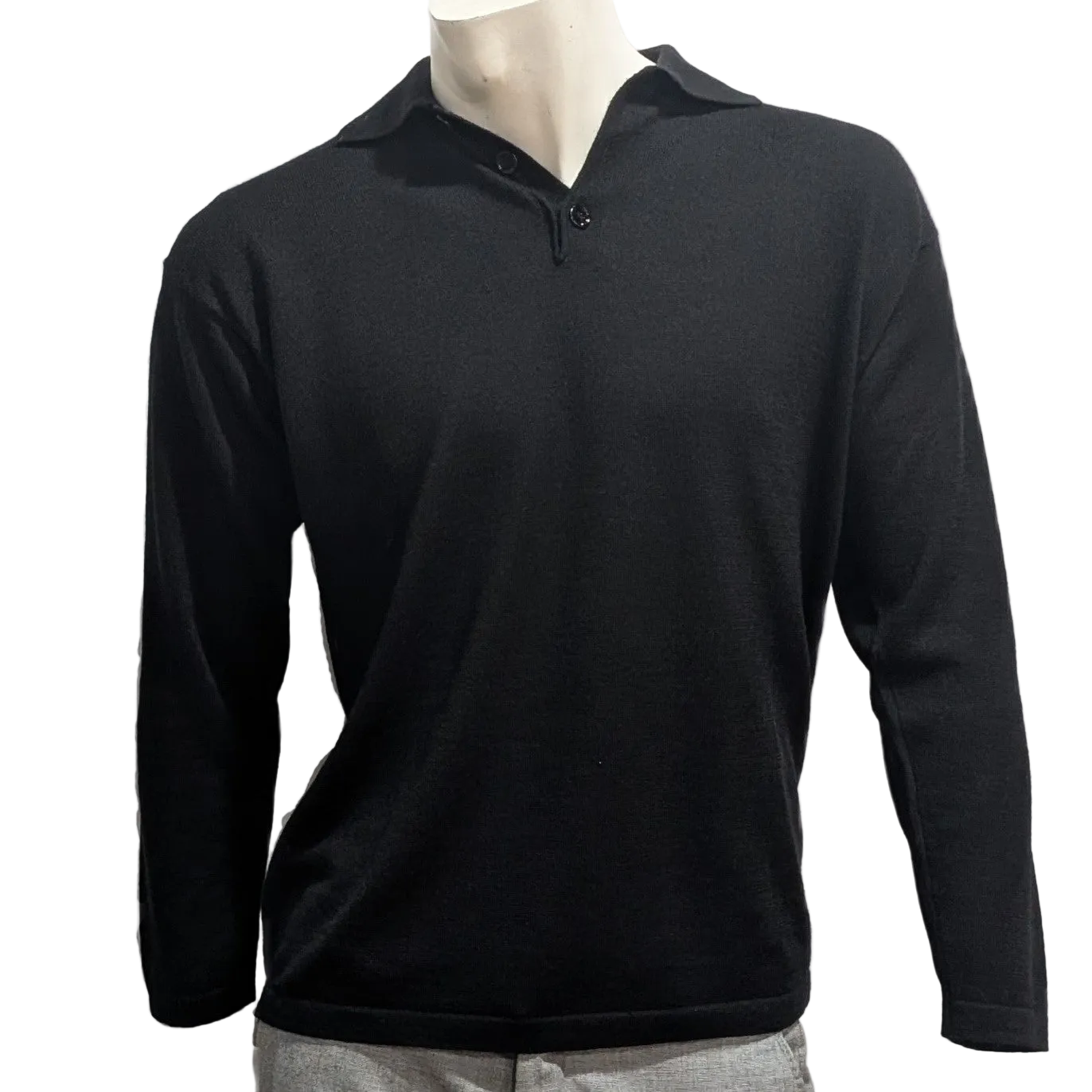 maglione-cashmere-seta-modello-polo-maniche-lunghe